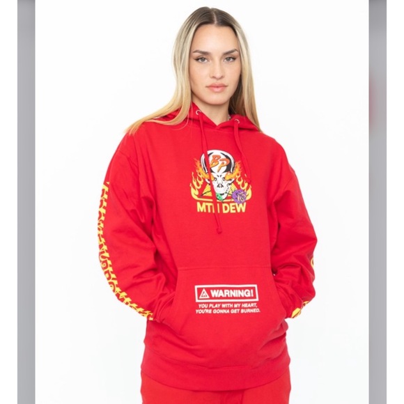 Broken Promises BPXMTN DEW WARNING SIGN HOODIE - Picture 4 of 8